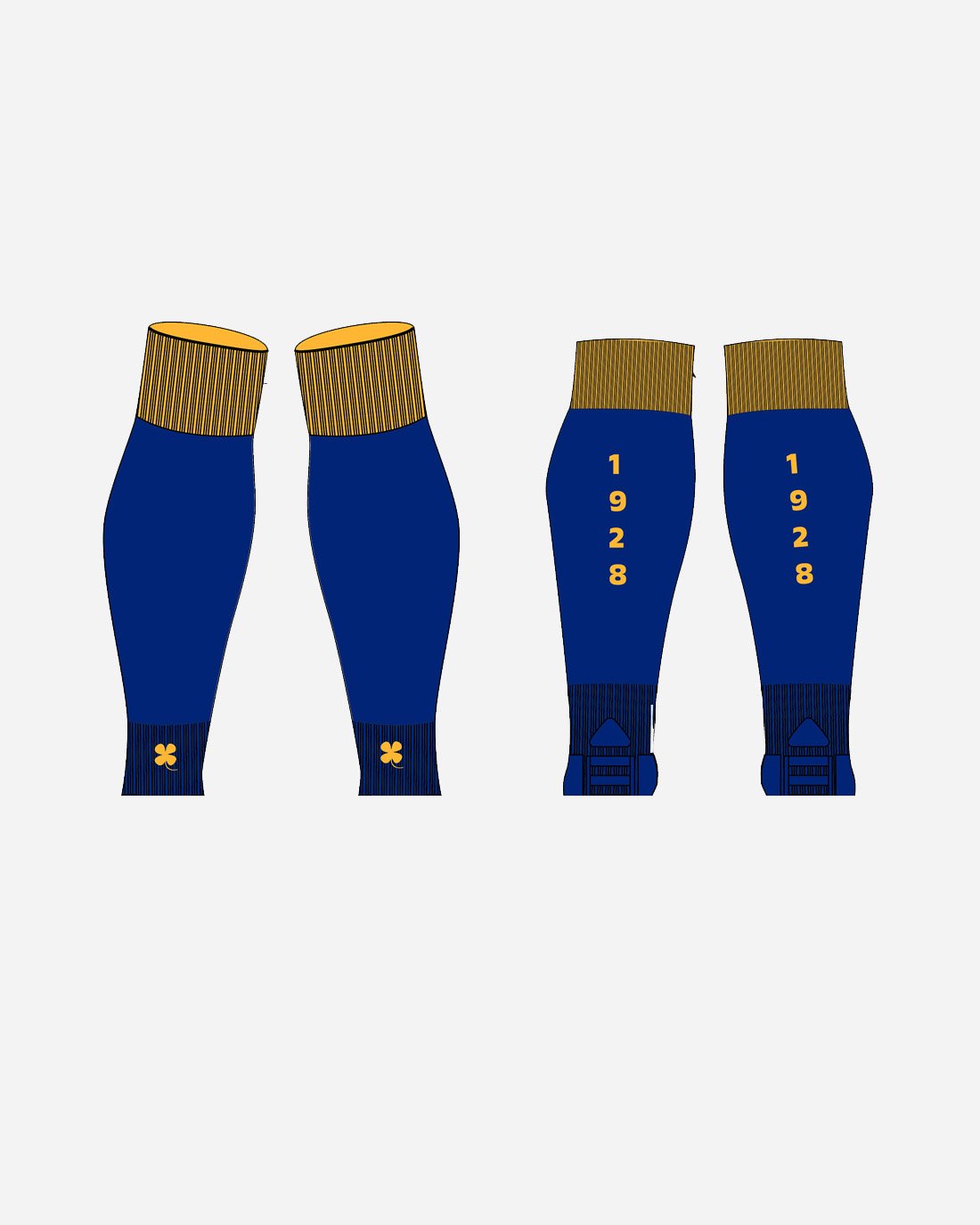 vv Internos Home Footless Socks 26/27